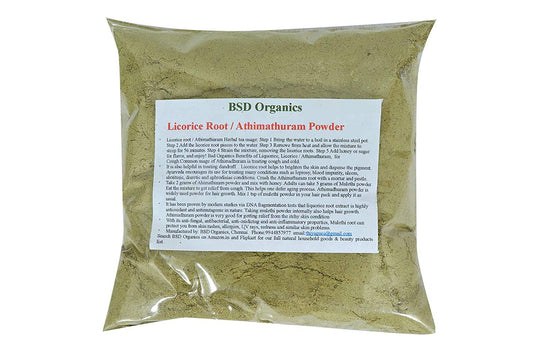 Licorice Root / Athimathuram Powder for Tea and More - 200 Gm / 7.05 Oz