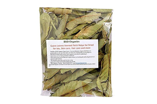 Bsd Organics Dried Leaves of Guava Leaves/Amrood Patti/Koiya ilai for Tea (50 Gram / 1.7 Ounce)
